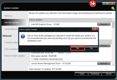 Select the System Update tab. . System update lenovo download